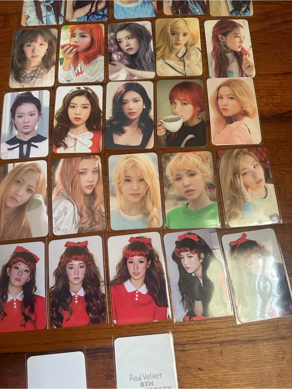 Red Velvet cards safe female